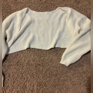 Crop sweater